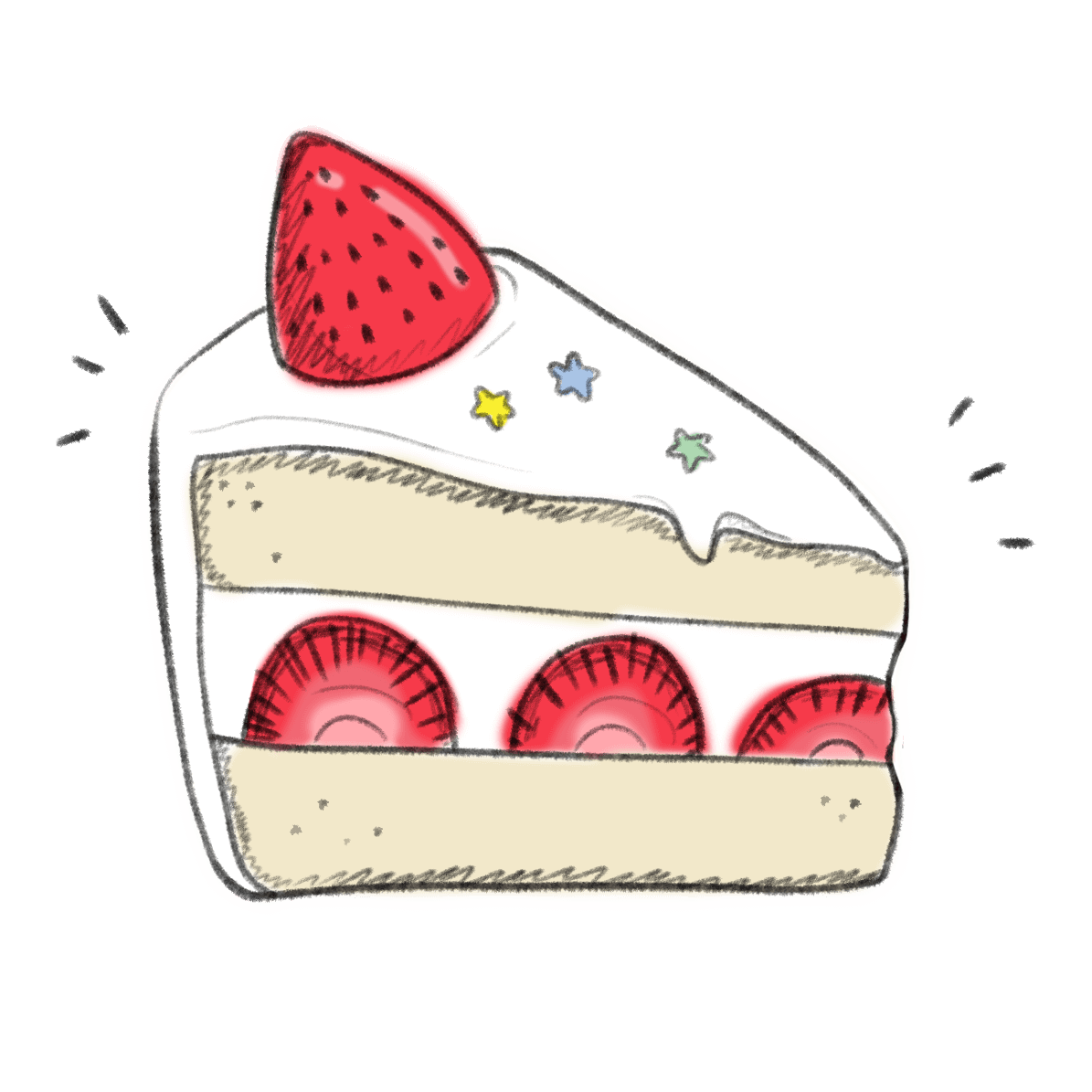 Slice of shortcake