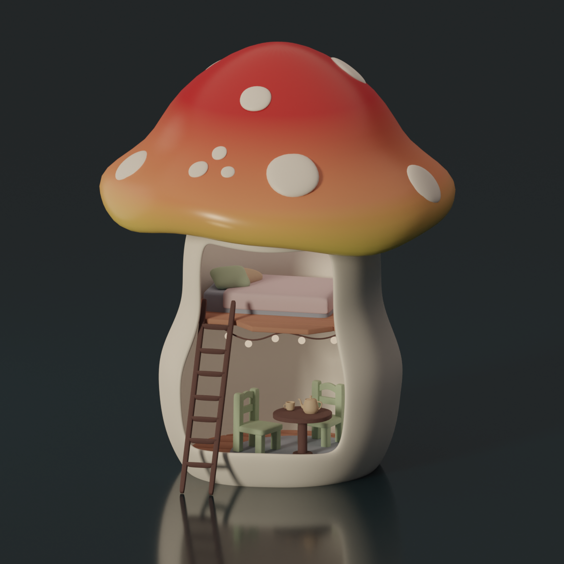 Mushroom house MAY 2023